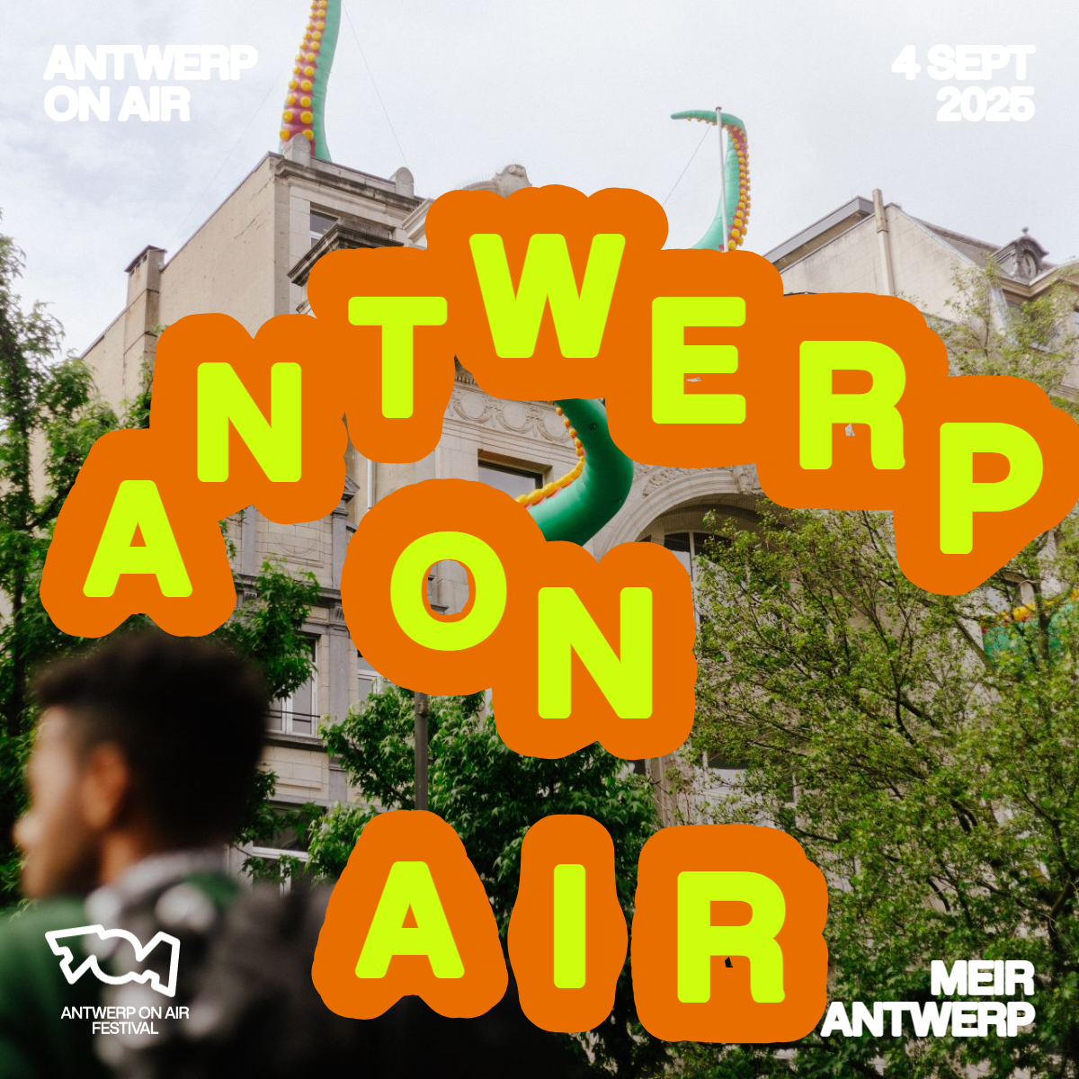 Antwerp On Air oranje visual