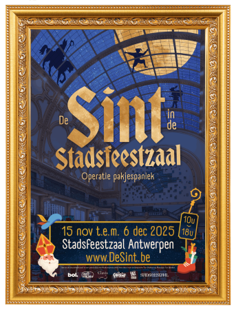 De Sint in de Stadsfeestzaal